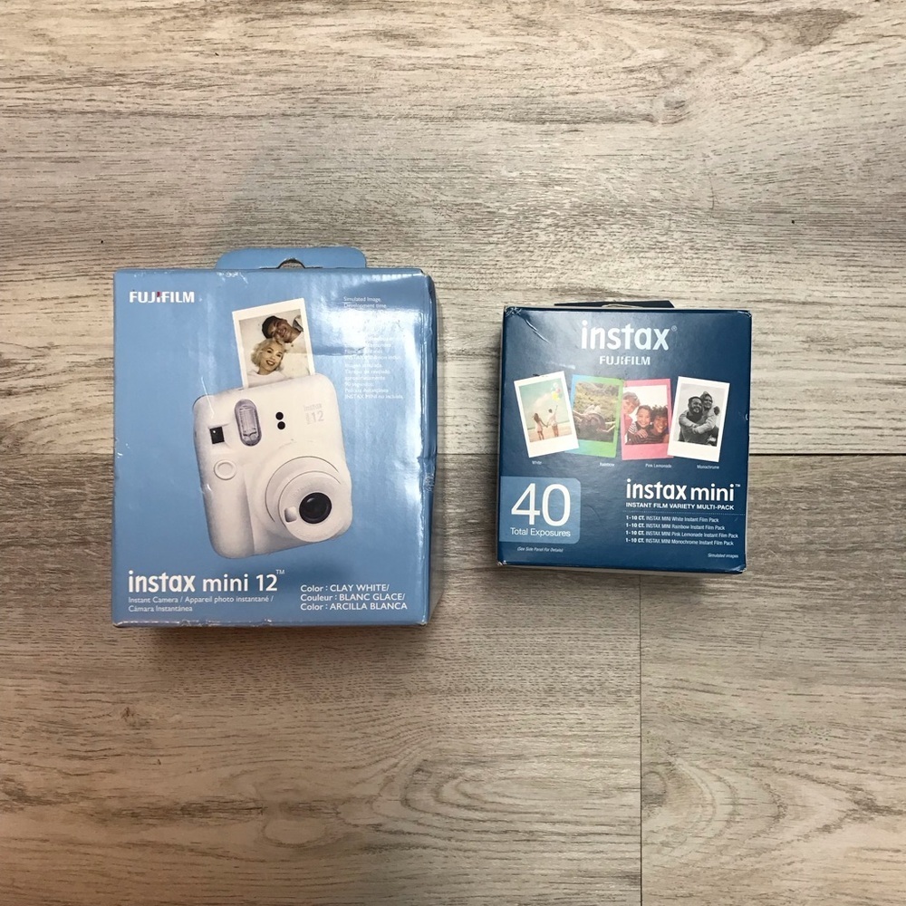 FUJIFILM INSTAX Mini 12 Instant Film Camera plus 40 Photos